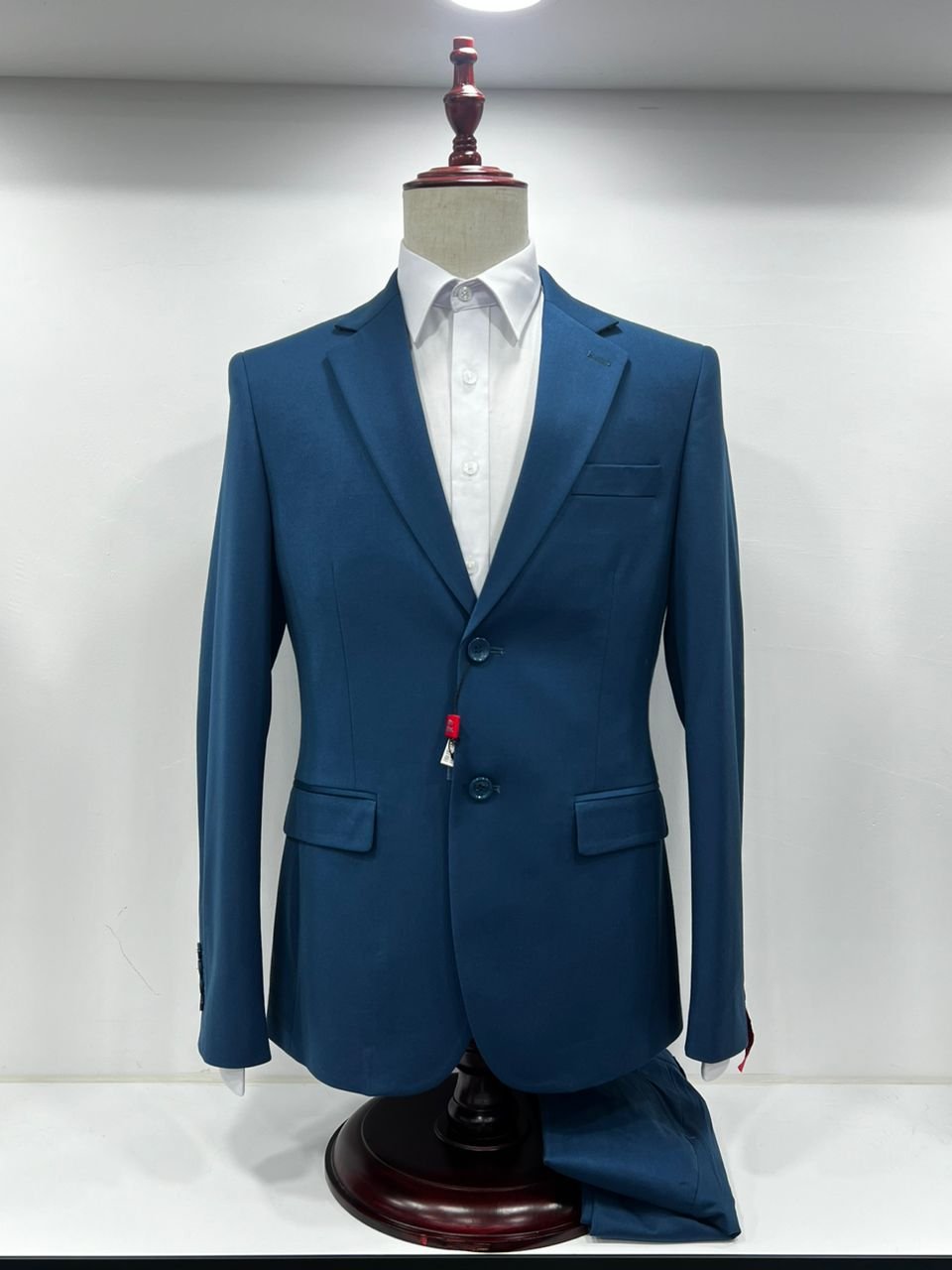 Costume 2 pièces bleu pétrole